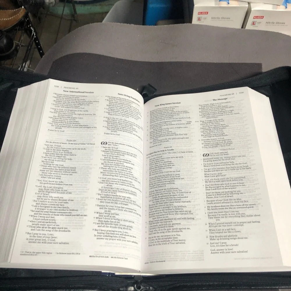 Contemporary Comparative Parallel Bible published by Zondervan